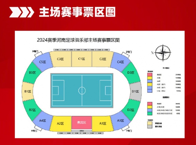 河南俱乐部发布年卡预售购买攻略：年卡票价900元2200元