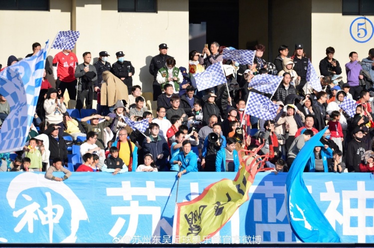 中甲第一轮，苏州东吴在主场以11的比分与延边龙鼎握手言和