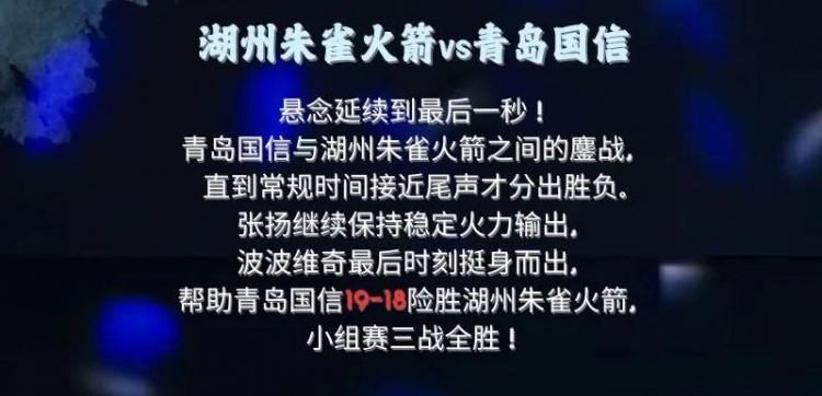 一路连胜！青岛国信在超三靖江赛区夺魁！